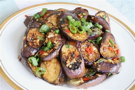 Stir Fried Garlic Basil Thai Eggplant Recipe Dobbernationloves