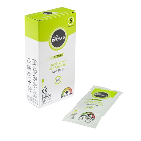 Medi Derma-S Barrier Film Sterile Applicators (1ml or 3ml) (x5)| Vyne