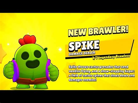 Unlocked Spike Brawler Spike Brawlstars Brawl Stars Season 16