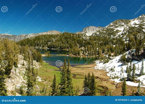 Nestled In The Mountains Stock Photo Image Of Environment 2976424