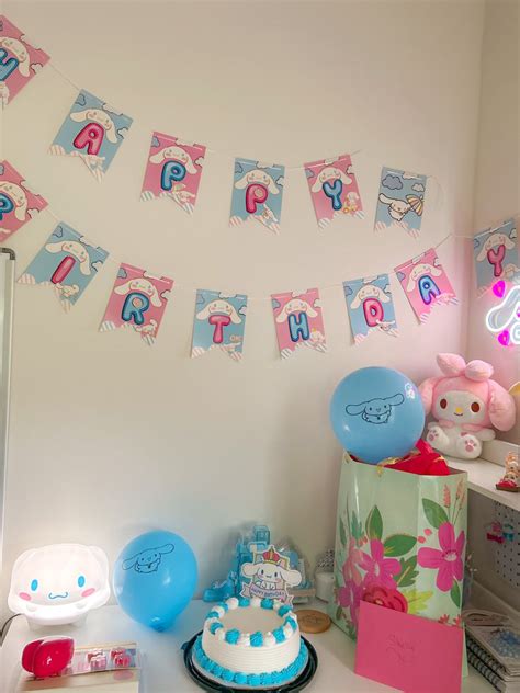 Cinnamoroll Themed Birthday Party