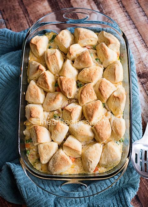 Easy Chicken Pot Pie With Biscuits I Heart Recipes