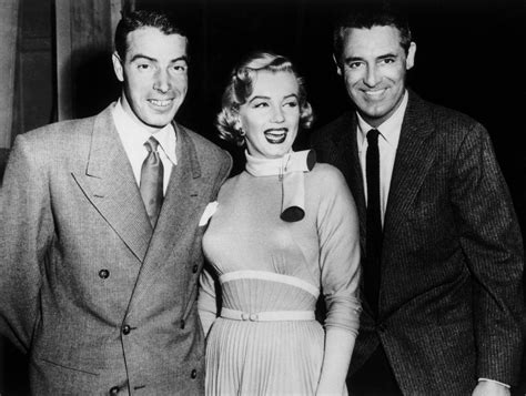 Marilyn Monroe Joe DiMaggio And Cary Grant Monkey Business Marilyn