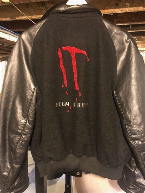 stephen kings   miniseries crew jacket letterman pennywise