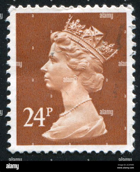 Great Britain Circa Stamp Printed By Great Britain Shows Queen