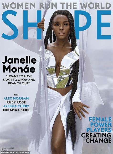 Janelle Monae In Nearly Naked Recreation Of The Birth Of Venus Daily Mail Online