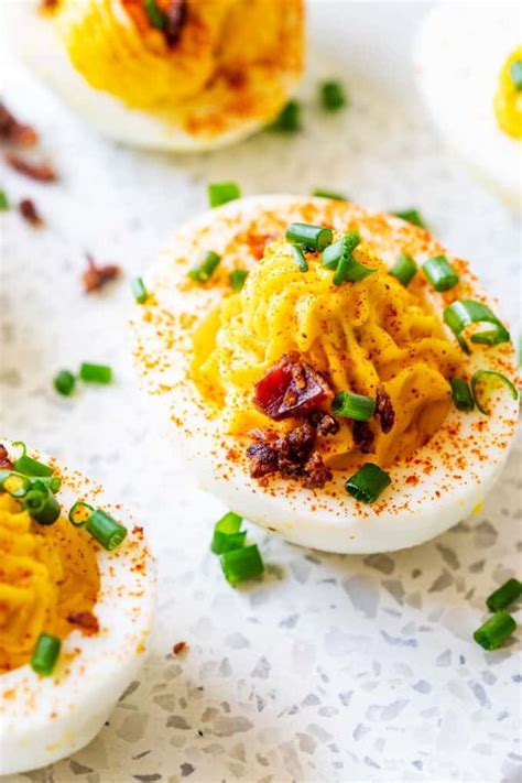 Keto Deviled Eggs - Kicking Carbs