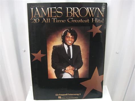 James Brown 20 All Time Greatest Hits Sheet Music Song Book Reverb