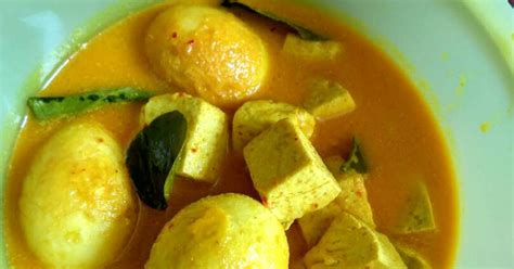 Resep Telur Tahu Bumbu Kari Oleh Septia Rahmayani Cookpad