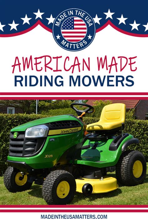 Riding Lawn Mowers Made in the USA | The GREAT American Made Brands & Products Directory - Made ...