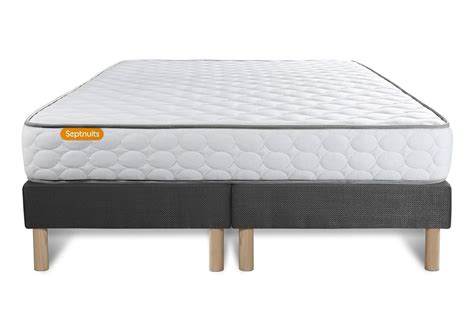 Matelas M Moire De Forme X Double Sommiers Gris X Memo