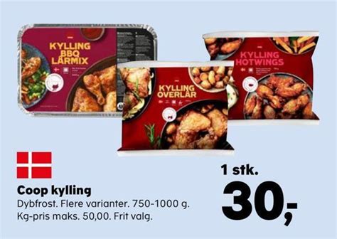 Coop Kylling Tilbud Hos Kvickly