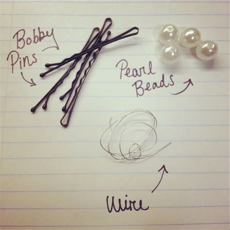 Made With Love Diy Pearl Bobby Pins