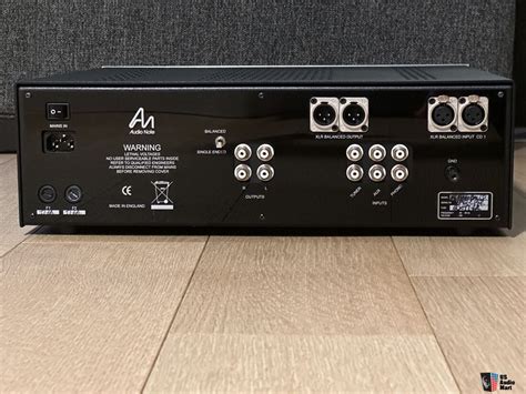audio note uk  phono balanced cd input tube level  preamplifier