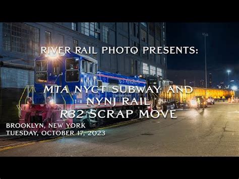 Nynj Rail And Mta Nyct Subway Move R S In The Street In K Youtube