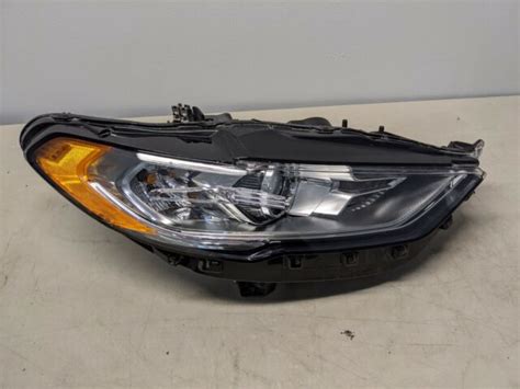 2017 2018 2019 2020 Ford Fusion Headlight Right RH Passenger Halogen