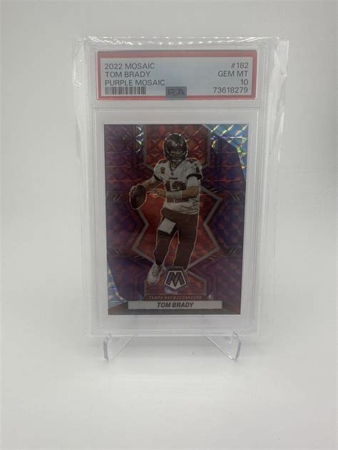 Tom Brady Mosaic Purple Price Guide Sports Card Investor