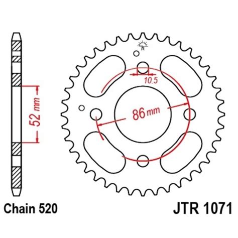 Couronne Jt Sprockets Acier Standard Equip Moto