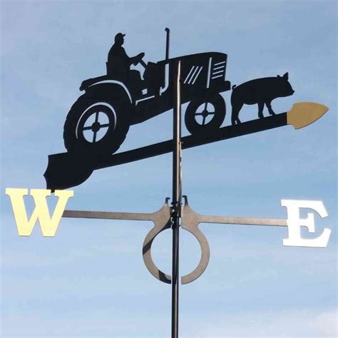 Steel Weathervanes Large Tractor Weathervane