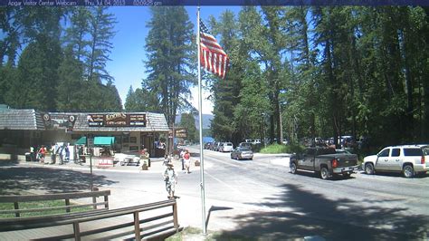 Glacier National Park Apgar Village Image From National Park Service Web Camera Database