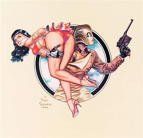 Rocketeer And Bettie Page By Dave Stevens 1984 Nudes NAKEDPICTURES ORG