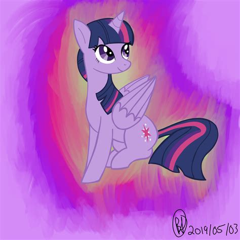 Twilight Sparkle Sitting By Bunbunmuffinart On Deviantart
