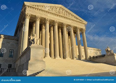 United States Supreme Court in Washington, DC Stock Image - Image of ...