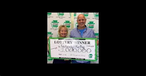 Pa Lottery Presents Commemorative Check To Winners Of 1 Million Prize