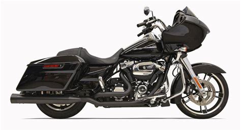 Bassani Xhaust True Dual Down Under Headpipes Black Touring