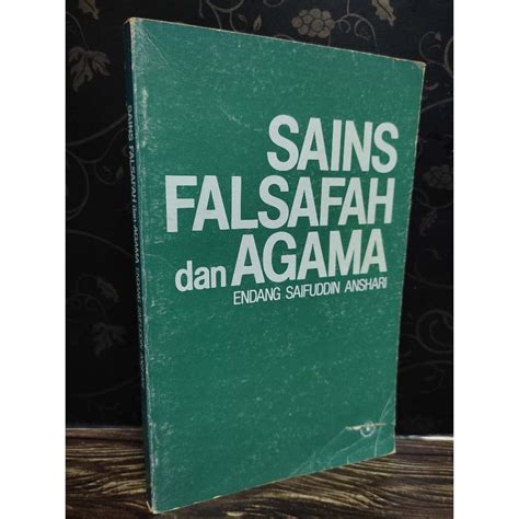 Sains Falsafah Dan Agama Endang Saifuddin Anshari Shopee Malaysia