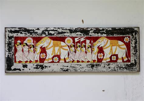 Traditional Srilankan Kandy Perahera Art Hand Painted By Etsy Singapore