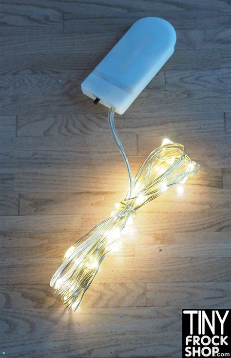 12 Fashion Doll Battery Powered Mini Led Christmas Tree Lights