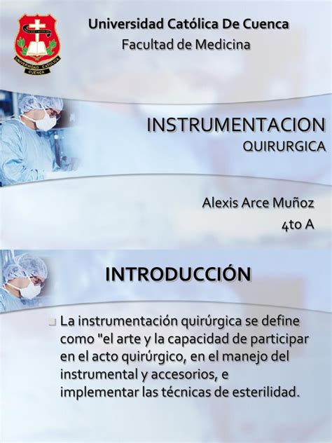 PDF Instrumentacion Quirurgica DOKUMEN TIPS