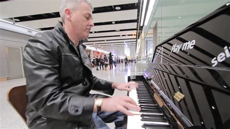 The Best Boogie Woogie Piano At Heathrow Airport Youtube