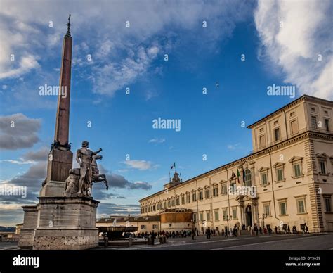 Vista Del Palazzo Del Quirinale Immagini E Fotografie Stock Ad Alta