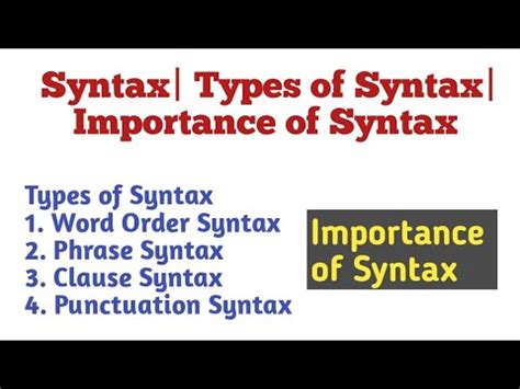 Syntax In Urdu Hindi Types Of Syntax In Urdu And Hindi Importance Of