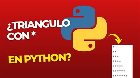 Como Hacer Un Triangulo Con En Python Youtube