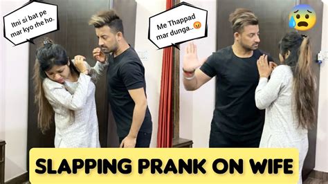 Slapping Prank On Wife Prank On Wife Luckyparul Youtube