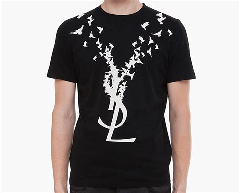 T Shirt Logo Yves Saint Laurent Zippay Sale Girl Shopping Online