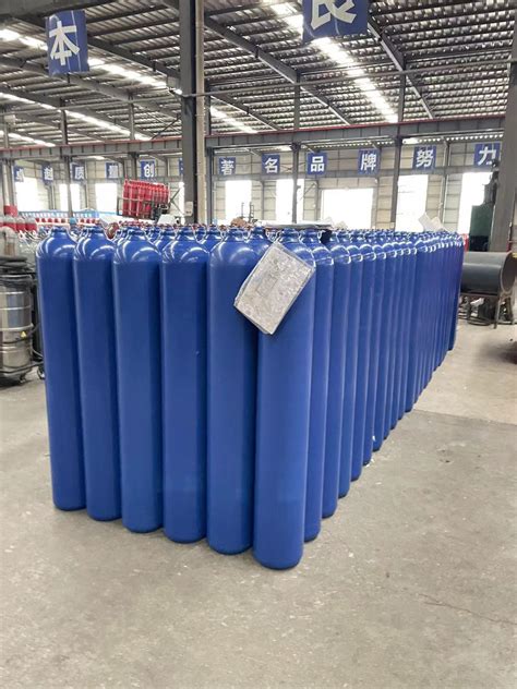 50L 230bar High Pressure Vessel Seamless Steel Oxygen Gas Cylinder