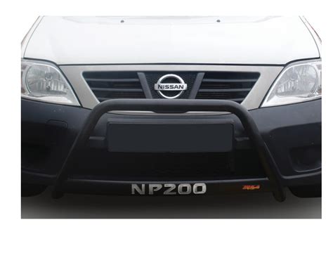 Nissan NP200 Nudge Bar Black MAXE Bromvoel Accessories