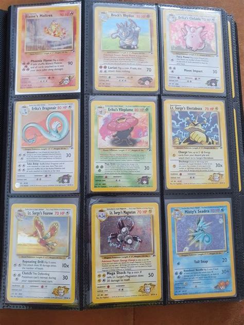 Wizards Of The Coast Complete Set Pokemon Gym Heroes Catawiki