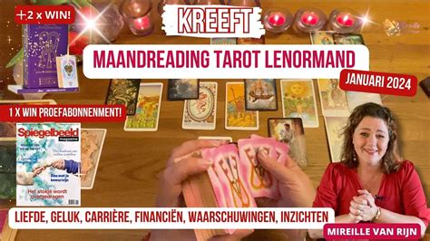 Sterrenbeeld Kreeft Januari Voorspelling Tarot Lenormand