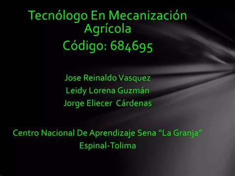 Mecanizacion Agricola Ppt