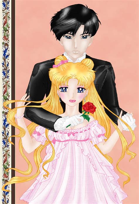 Usagi and Mamoru by Sakura-ShinRa on DeviantArt