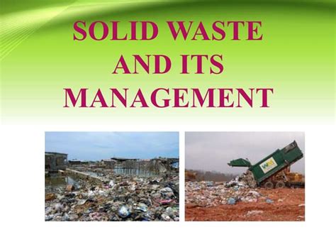 Solid Waste Management Ppt