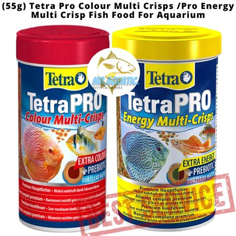 55g Tetra Pro Colour Multi Crisps Pro Energy Multi Crisp Fish Food