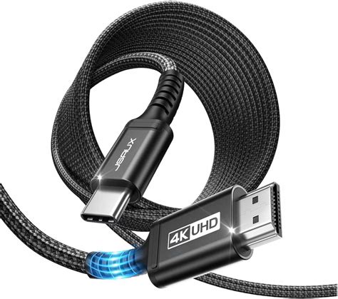 Jsaux Kabel Usb C Na Hdmi 5M 4K Uhd Czarny Opinie I Ceny Na Ceneo Pl