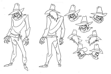 Scarecrow Batman Model Sheet