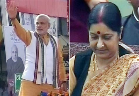 Bjp Pm Candidate Debate Shiv Sena Backs Sushma Bjp Leader Thakur In